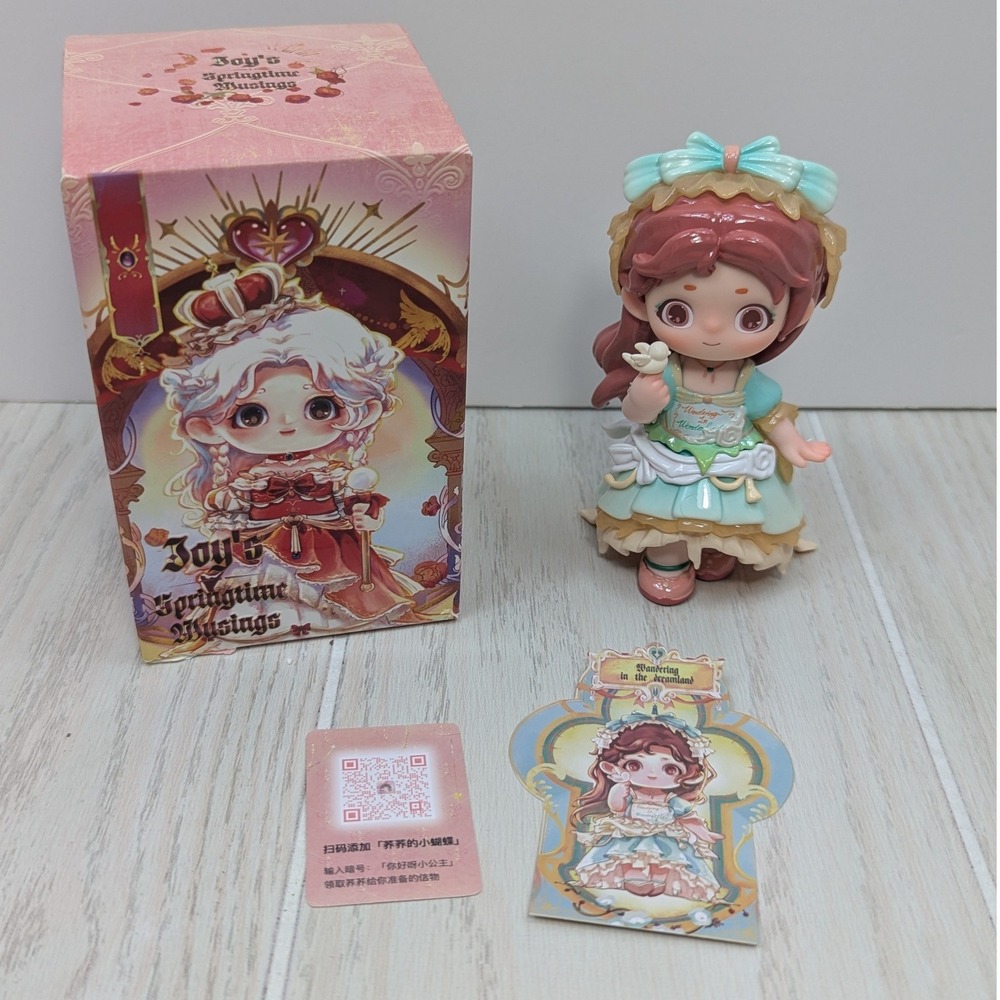 Heyone Joy's Springtime Musings Teal Wandering in the Dreamland Fairyland Figure